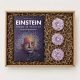 Kíváncsi elméknek Einstein ajándékcsomag könyvvel és illatmentes rózsa szójaviasz gyertyákkal