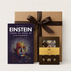 Einstein meglepetés desszerttel ajándékcsomag Samuel Graydon könyvvel és ültethető zöldfűszer magbonbonnal