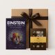 Einstein meglepetés desszerttel ajándékcsomag Samuel Graydon könyvvel és ültethető zöldfűszer magbonbonnal