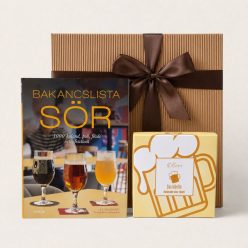 Sörös csomag mini ajándékcsomag Bakancslista SÖR könyvvel és sörös korsó formacukorral