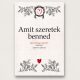 Amit szeretek benned keménytáblás kitölthető könyv szerelmeseknek személyes ajándékbak benned