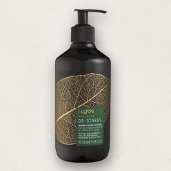 I LOVE WELLNESS DESTRESS stresszoldó kéz és testápoló citromfű eukaliptusz és rozmaring illóolajjal 500 ml