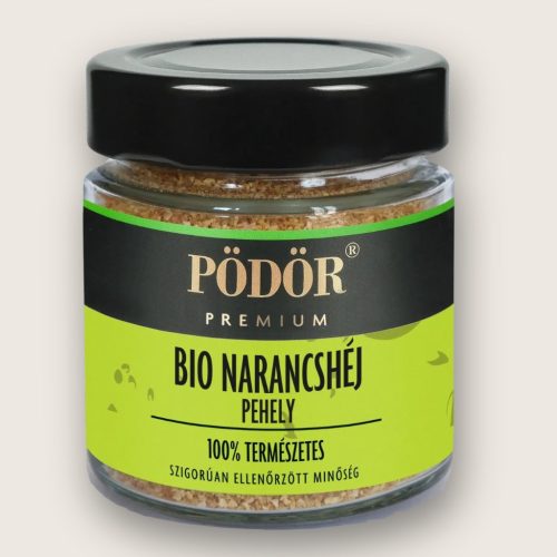 Pödör bio narancshéj pehely 70 grammos üveges kiszerelésben