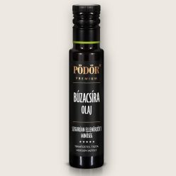 Pödör hidegen sajtolt szűretlen búzacsíra olaj 100 ml-es üvegben