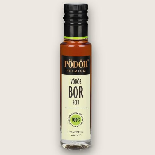 Pödör fahordóban érlelt vörösborecet 100 ml-es üvegben