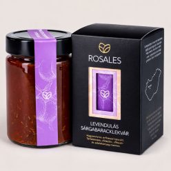 Rosales levendulás sárgabarack desszertlekvár 370 ml-es üvegben