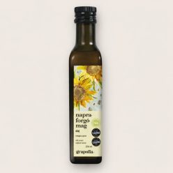 Grapoila 2 csillagos Great Taste díjas BIO hidegen sajtolt napraforgóolaj 250 ml-es sötét üvegben