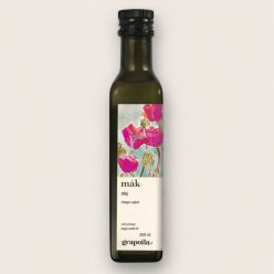 Grapoila hidegen sajtolt mákolaj 250 ml-es sötét üvegben, csontritkulás megelőzésére és gourmet ételekhez
